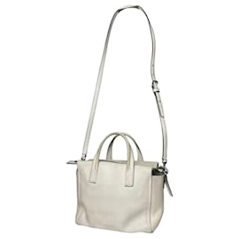 Coach Large Scout Hobo Tasche aus weißem Leder