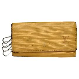 Borsa in pelle gialla Dauphine di Louis Vuitton