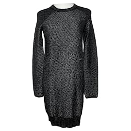 Vestido de lana antracita de Alexander Wang