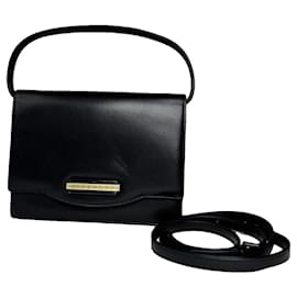 Borsa a mano in pelle nera Givenchy Whip