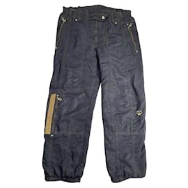 Pantalón de poliéster marino MCM