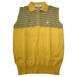 Top de algodón amarillo J'Adior de Dior