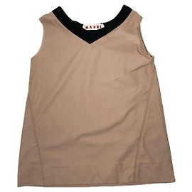 Top de algodão Marni Brown