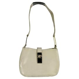 Borsa in pelle bianca con taglio a luna di Givenchy