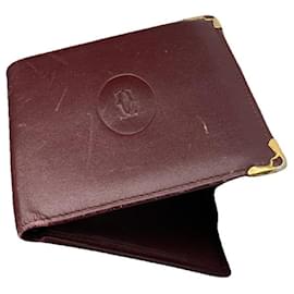 Cartier Bordeaux Lackleder Tasche