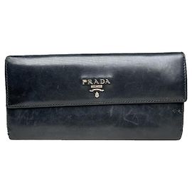 Prada Black Leather Wallet