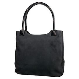 Borsa a mano in suede nero Prada Mirage