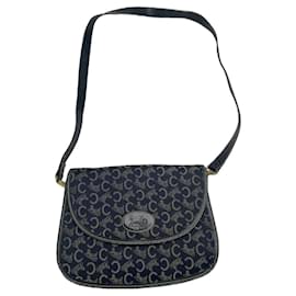 Céline Borsa in pelle blu navy Celine SAC 16 BESACE