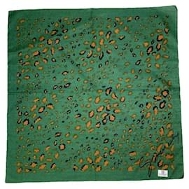 Sciarpa in seta verde Givenchy