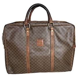 Céline Borsa a secchiello in pelle marrone Celine