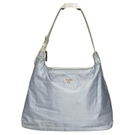 Courreges Borsa in cotone blu Courrèges