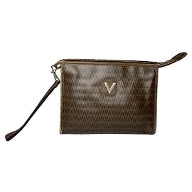 Autre Marque MARIO VALENTINO Pochette in pelle marrone