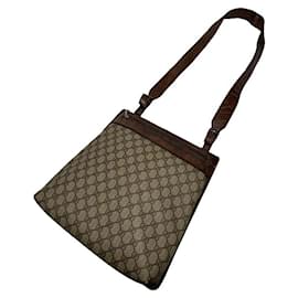 Borsa a mano in pelle grigia tagliata Gucci Ophidia