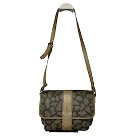 Borsa in pelle nera Saint Laurent Spontini