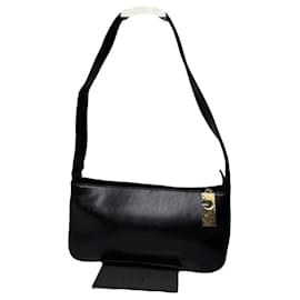 Borsa a mano in pelle nera Givenchy Whip