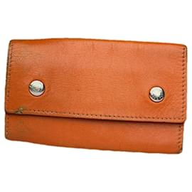 Borsa in pelle arancione Hermès