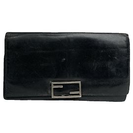 Fendi Baguette Brown Leather Purse