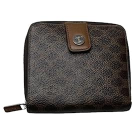 Cartera de cuero marrón vintage Celine Triomphe - Céline