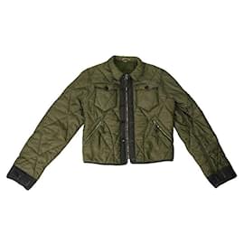 Khaki-Polyester-Jacke von Jean Paul Gaultier