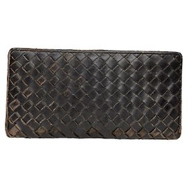Bottega Veneta Intrecciato Brown Leather Wallet