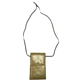 Bolsa de couro amarelo Louis Vuitton