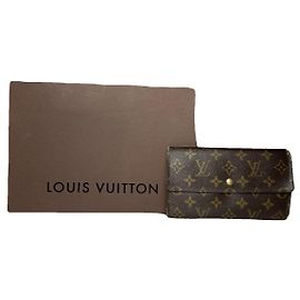 Louis Vuitton Iris braune Lederbörse