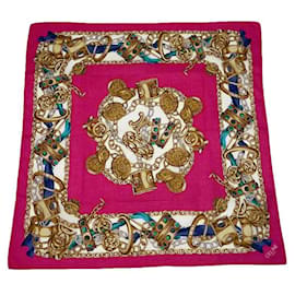 Celine rosa Seidenhandkerchief - Céline