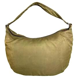 Borsa a mano in poliestere verde Etro