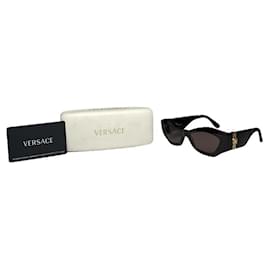Gafas de sol de plástico negro Gianni Versace