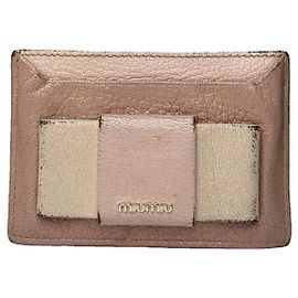 Borsa in pelle rosa Miu Miu