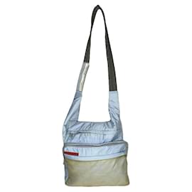 Prada blauer Polyesterbeutel