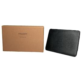 Borsa in pelle nera Louis Vuitton Flore