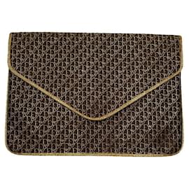 Clutch in cotone dorato Dior DiorAddict