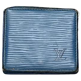 Borsa in pelle blu Anaé di Louis Vuitton