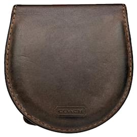 Coach Brown Lackledertasche