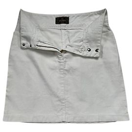 Fendi weiße Baumwollrock