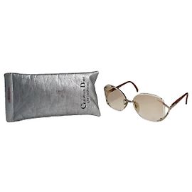 Gafas de sol metálicas naranjas Dior