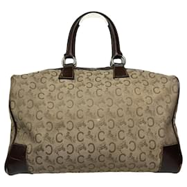 Céline Borsa da viaggio in pelle marrone vintage Celine Triomphe