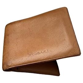 Bulgari Bvlgari braune Lederbörse
