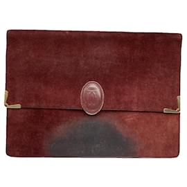 Clutch in pelle bordeaux Cartier