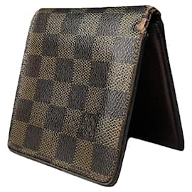 Portafoglio in pelle marrone Couverture Passeport Louis Vuitton