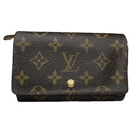 Louis Vuitton Iris braune Lederbörse