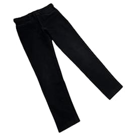 Pantalón de algodón azul marino Prada