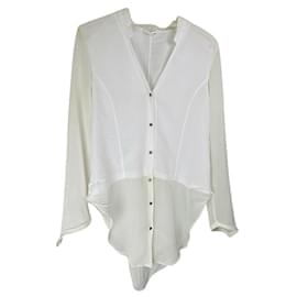 Helmut Lang Suéter de Algodón Blanco