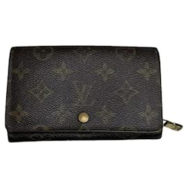 Portafoglio in pelle marrone Juliette di Louis Vuitton