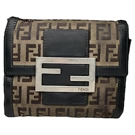 Fendi Baguette Brown Leather Wallet