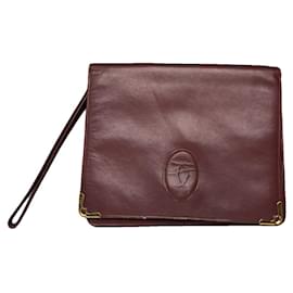 Clutch in pelle bordeaux Cartier