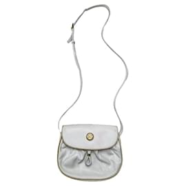 Céline Borsa a mano in pelle verniciata bianca Celine Triomphe