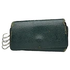 Borsa in pelle verde Louis Vuitton Lockme