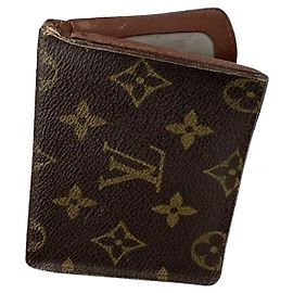 Louis Vuitton Daily Brown Leather Purse